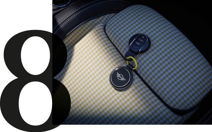 MINI interior seat made from sustainable materials